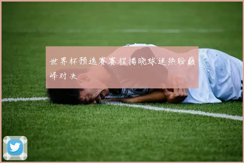 世界杯预选赛赛程揭晓球迷热盼巅峰对决
